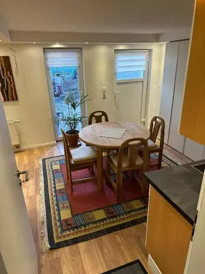 Küche/Küchenzeile in der Unterkunft Ferienwohnung Im Einklang