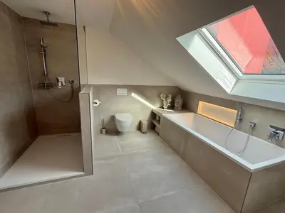 Ein Badezimmer in der Unterkunft Spessart Escape - Ihr stilvoller Rückzugsort im Herzen des Spessarts