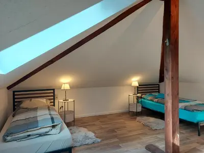 Ein Bett oder Betten in einem Zimmer der Unterkunft Bei Tanja