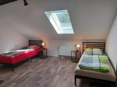 Ein Bett oder Betten in einem Zimmer der Unterkunft Bei Tanja
