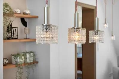 Grundriss der Unterkunft 70 qm Design-Wohnung - 1,5 Bäder, Klimaanlage und Ausblick