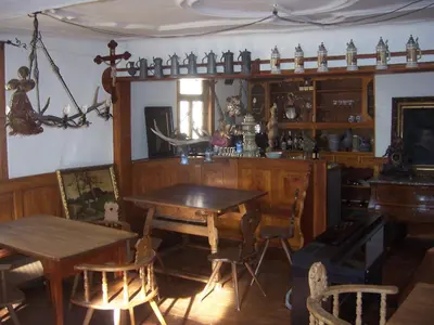 Lounge oder Bar in der Unterkunft Roter Löwe