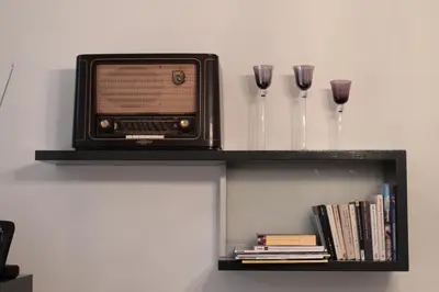 Die Bibliothek in der Ferienwohnung