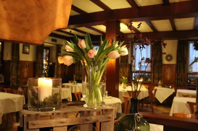 Ein Restaurant oder anderes Speiselokal in der Unterkunft Gasthof und Pension zum Löwen