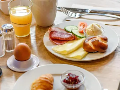 Essen im Hotel oder in der Nähe