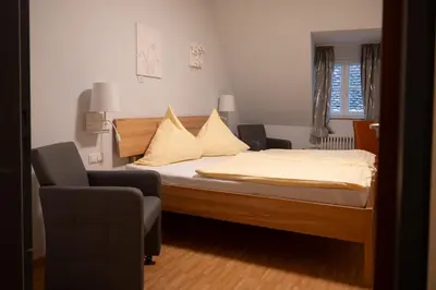 Ein Sitzbereich in der Unterkunft Hotel & Café Ritter von Böhl