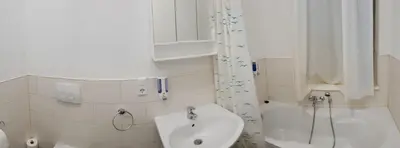 Ein Badezimmer in der Unterkunft Monteurzimmer Fritsche-Tauberbischofsheim