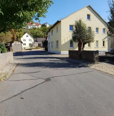 Das Gebäude in dem sich die Ferienwohnung befindet