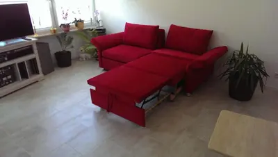 Ein Sitzbereich in der Unterkunft Loft Nagoldtal