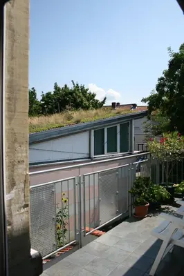Ein Balkon oder eine Terrasse in der Unterkunft Kleiner Herrenhof