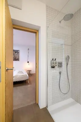 Ein Badezimmer in der Unterkunft Baumann & Müller