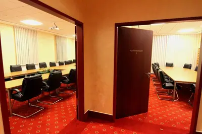 Der Geschäftsbereich oder Konferenzraum in der Unterkunft Hotel Residenz Babenhausen