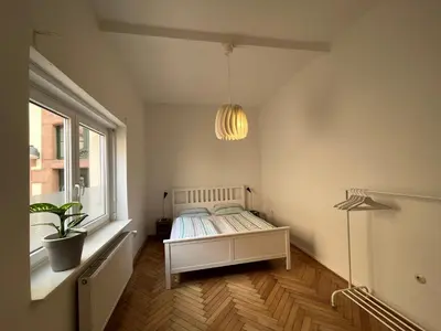 Ein Bett oder Betten in einem Zimmer der Unterkunft Haus Mittendrin