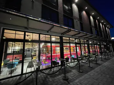 Das Gebäude in dem sich die Ferienwohnung befindet