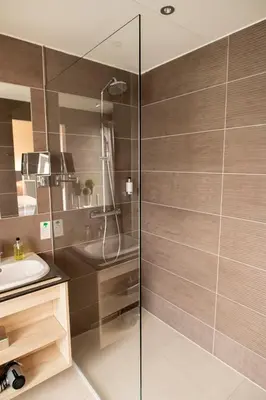 Ein Badezimmer in der Unterkunft Hotel Campo