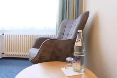 Ein Sitzbereich in der Unterkunft Zum Weissen Lamm