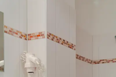 Ein Badezimmer in der Unterkunft Hotel & Gasthaus Backmulde