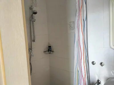 Ein Badezimmer in der Unterkunft Eulennest-lu