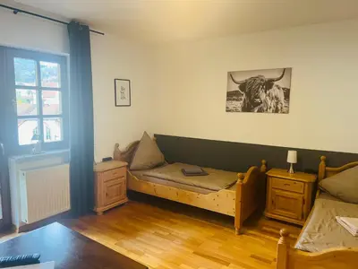 Ein Sitzbereich in der Unterkunft Landhaus Magnus