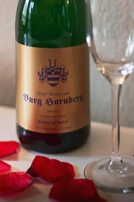 Getränke in der Unterkunft Hotel-Restaurant Burg Hornberg