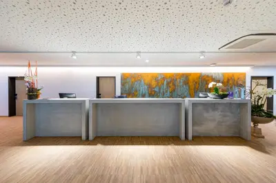 Lobby/Rezeption in der Unterkunft mk | hotel rüsselsheim