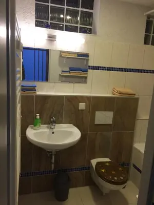Ein Badezimmer in der Unterkunft Sam Apartments