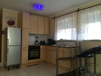 Küche/Küchenzeile in der Unterkunft Boulevard Apartment