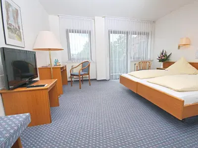 TV/Unterhaltungsangebot in der Unterkunft City Hotel Mark Michelstadt