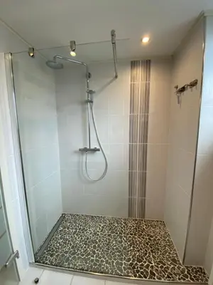 Ein Badezimmer in der Unterkunft Ferienwohnung Familie Seuferle