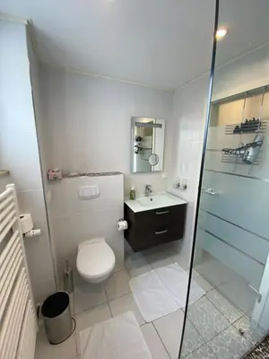 Ein Badezimmer in der Unterkunft Ferienwohnung Familie Seuferle
