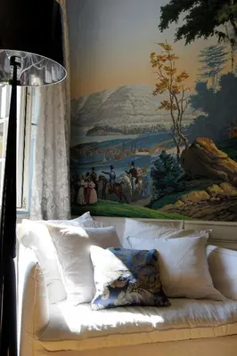 Ein Sitzbereich in der Unterkunft Apart-Hotel Heiligenthaler Hof