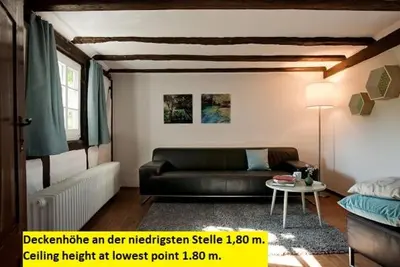 Ein Sitzbereich in der Unterkunft 1463 Apartmenthaus