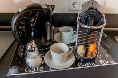 Kaffee-/Teezubehör in der Unterkunft Design-Apartments by Ulrike Horster