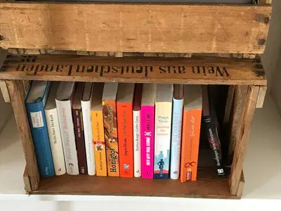 Die Bibliothek in der Ferienwohnung