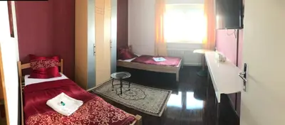 Ein Bett oder Betten in einem Zimmer der Unterkunft Die Werkstatt