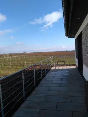 Ein Balkon oder eine Terrasse in der Unterkunft Gästehaus Schumann