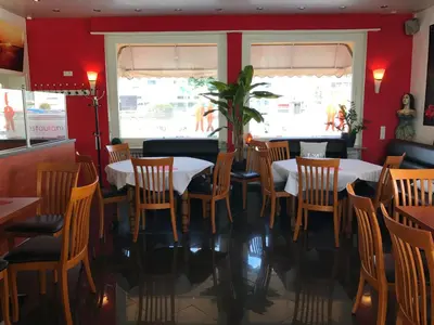 Ein Sitzbereich in der Unterkunft Hotel Berlin