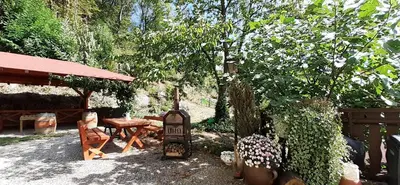 Ein Garten an der Unterkunft Gästehaus Gerhardt