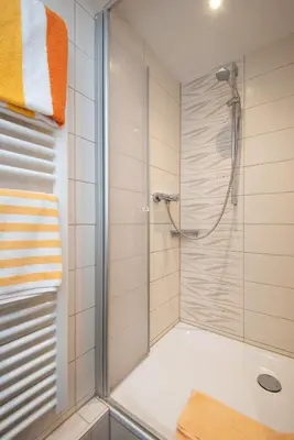 Ein Badezimmer in der Unterkunft Neckarperle