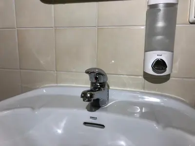 Ein Badezimmer in der Unterkunft Ferienwohnung Familie Hinrichs