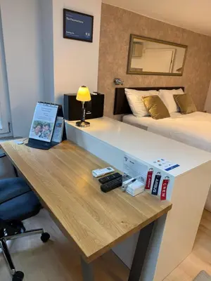 Ein Bett oder Betten in einem Zimmer der Unterkunft The Panamericana
