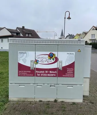 Grundriss der Unterkunft Gasthaus Zur Rose