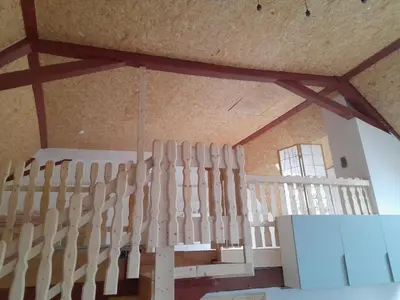 Ein Sitzbereich in der Unterkunft Gasthaus Zur Rose
