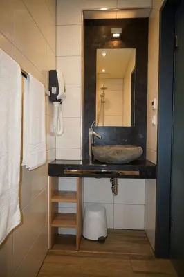 Ein Badezimmer in der Unterkunft FeWo Dansenberg