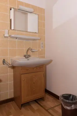 Ein Badezimmer in der Unterkunft Hotel-Restaurant Johanniskreuz