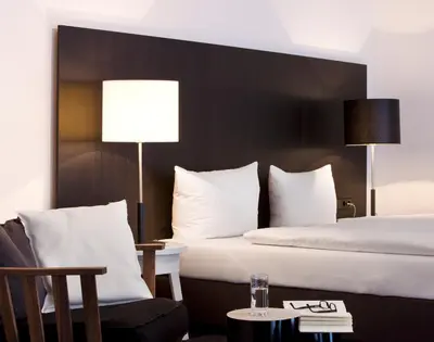Ein Bett oder Betten in einem Zimmer der Unterkunft Hotel zum Rössel