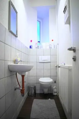 Ein Badezimmer in der Unterkunft Goldstadt Ferienwohnung