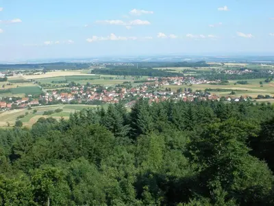 Naturlandschaft in der Nähe der Ferienwohnung