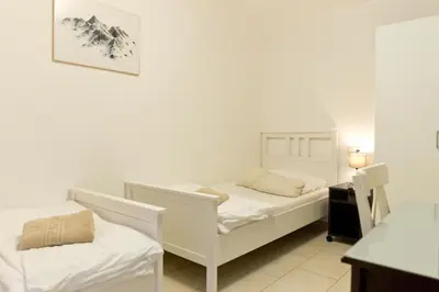 Ein Bett oder Betten in einem Zimmer der Unterkunft Hotel Frankenthaler Hof