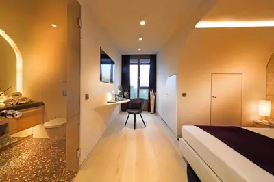 Ein Badezimmer in der Unterkunft Hotel Neues Tor
